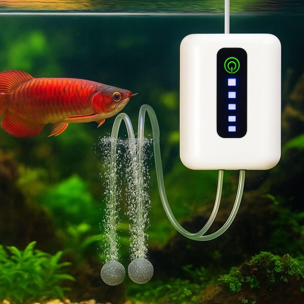 Ultra Cicha Pompa Tlenowa do Akwarium Wodoodporna Pompa Tlenowa do Wędkarstwa Generator Tlenu Wędkowanie na Świeżym Powietrzu