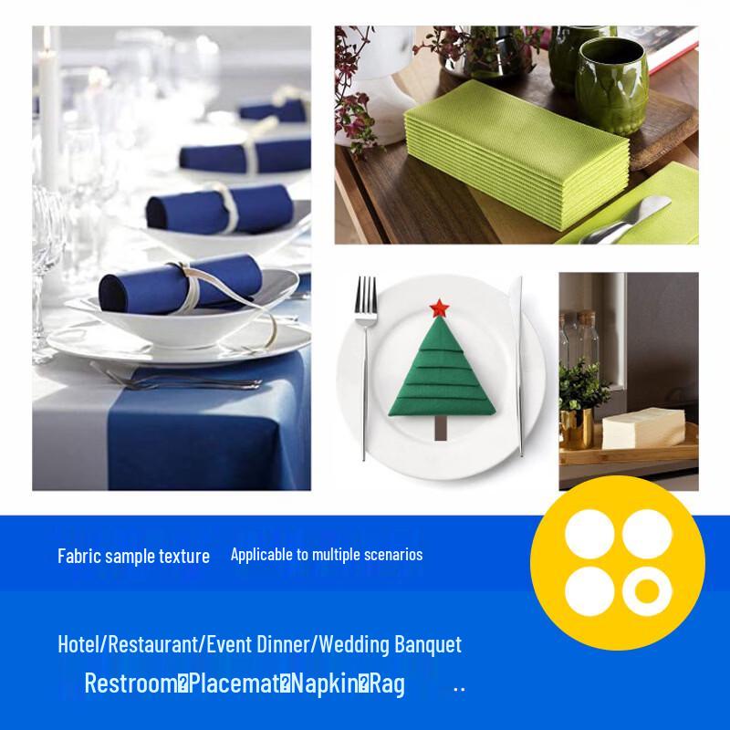 Xihe White Disposable Paper Napkins 40x40cm