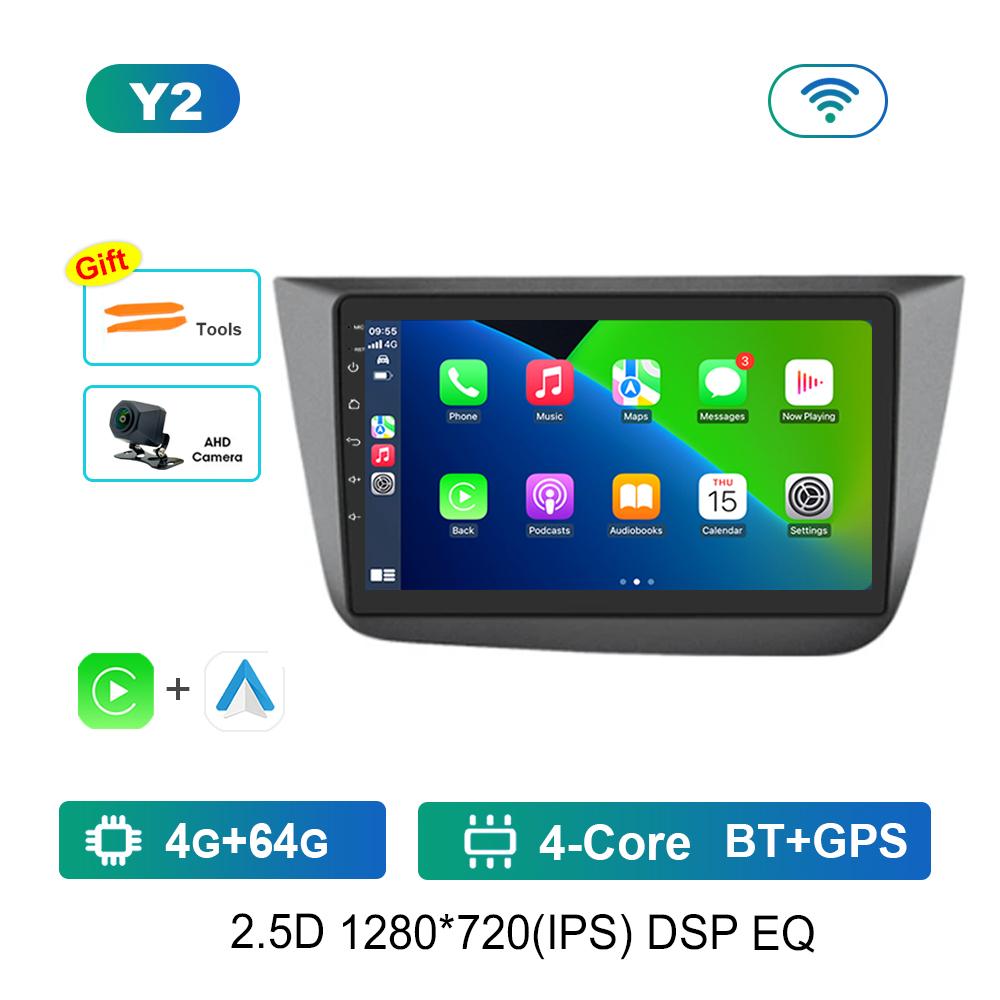 Android Intelligent System Navigation GPS for Seat Altea 2004 - 2015 Car Radio Multimedia Player 4G Head Unit WiFi IPS Screen