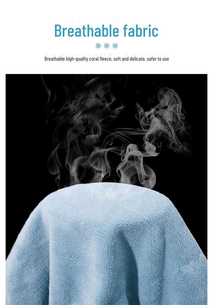 Children's A-Class Wearable Bathrobe Towel - Thick, Soft, Quick-Drying, and More Absorbent Than Pure Cotton.