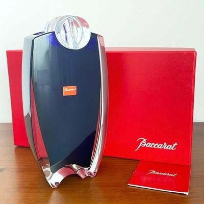 BACCARAT OCEANIE COBALT BLUE BUD VASE