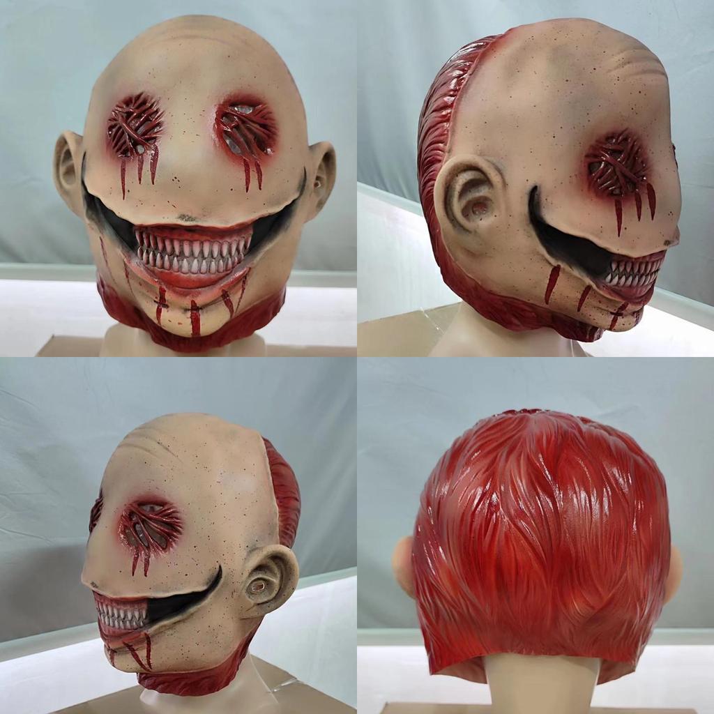 Maska Klauna Horroru z Lateksu na Imprezę Halloweenową i Cosplay
