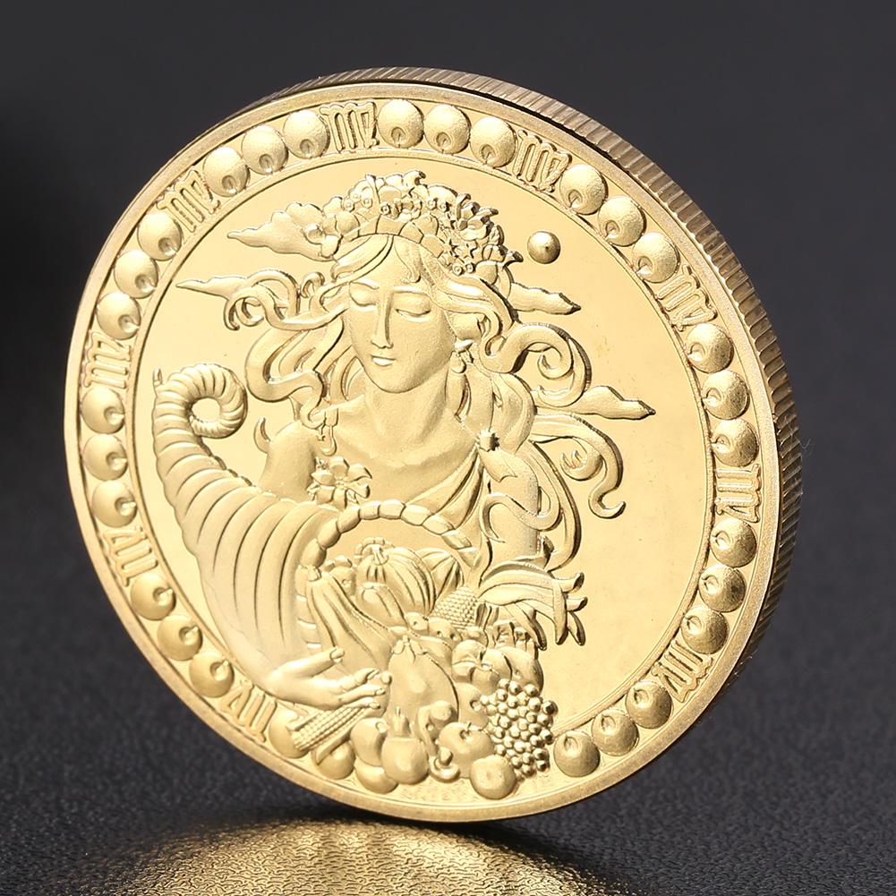 Gold Plated Physical Coin Limited Editions Exquisite Commemorative Medal Precious Metal Finish Zodiac Coins for Friends Family