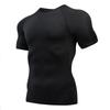 Men's Summer Stretchy Quick-Dry Sports T-Shirt – Breathable, Moisture-Wicking Short Sleeve for Running and Fitness