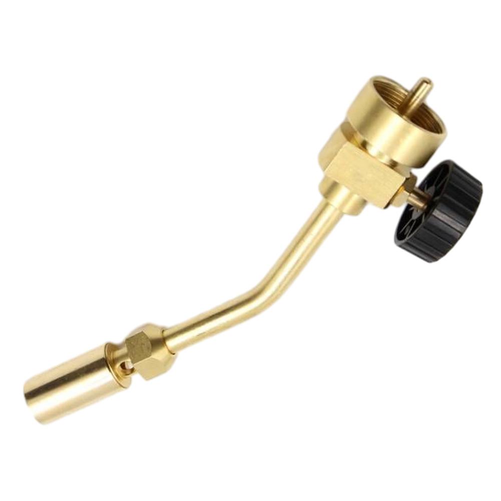 Full Copper Propane Torch Head Pencil Flame MAPP Gas Torch High Temperature Heating Flame Gun for Soldering/Brazing