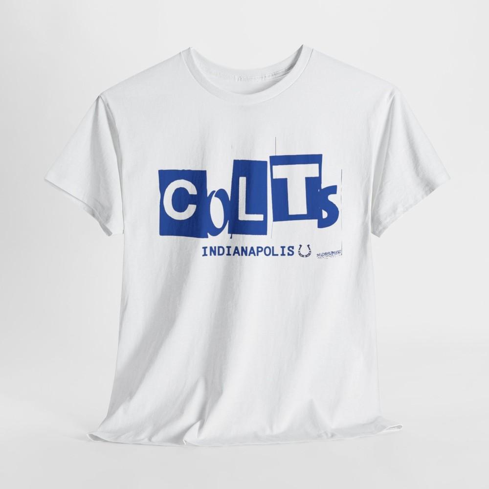 Indianapolis Colts NFL Fan Team Shirt Indy Sports Unisex Heavy Cotton Tee Unisex T-Shirt XXXXL