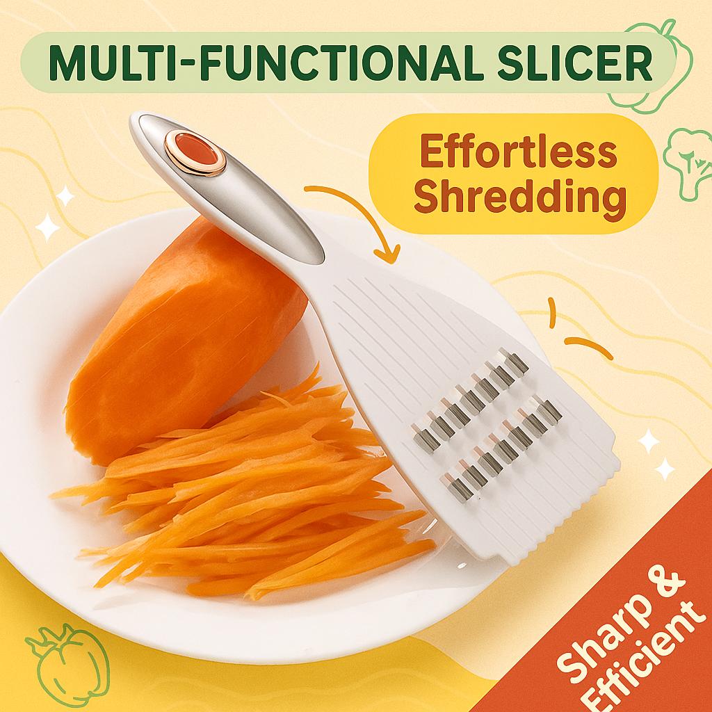 Multi-Functional Vegetable Slicer Potato Vegetables Shredder, Manual Food Knife Sharpener, Kitchen Tools