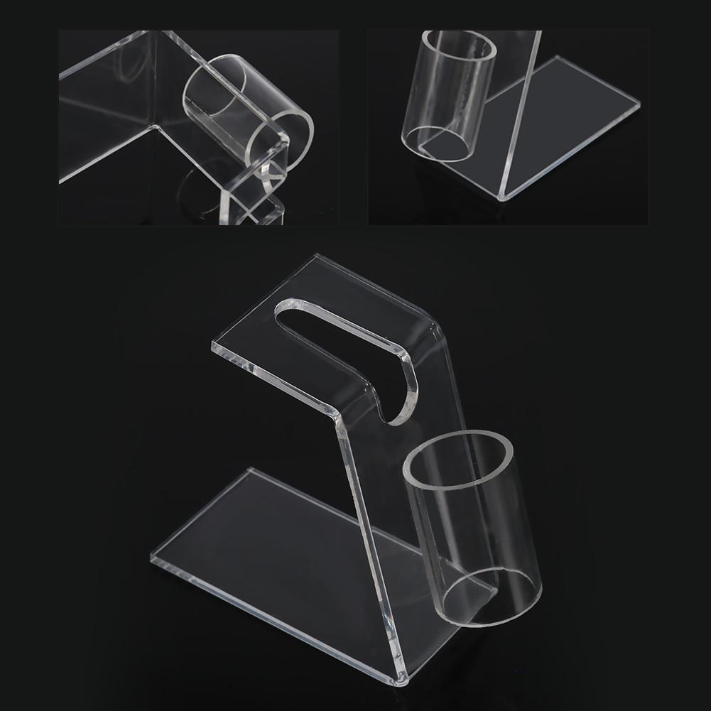 Professional Acrylic Transparent Tattoo Gun Machine Stand Holder AccessoryTool