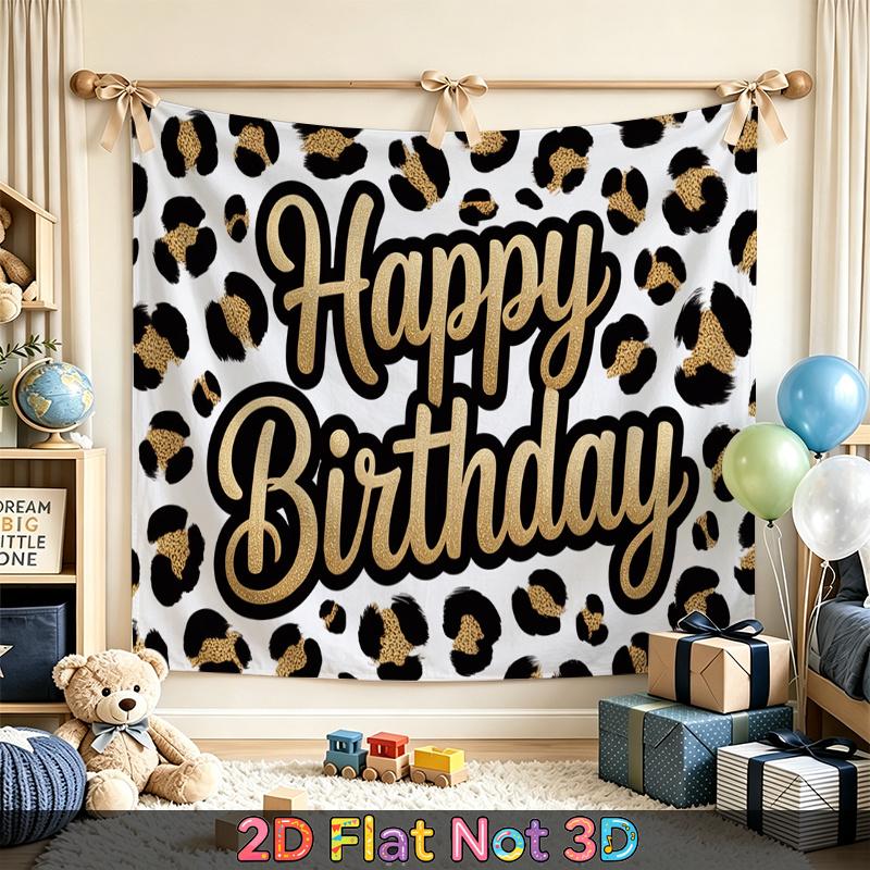 Party-Hintergrund Happy Birthday Geburtstag Foto-Booth-Hintergrund Haustür-Dekoration