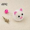 Cat Scratching Toy Plush Mouse Ball Soft Fluffy Ball with Bell Kitten Teething for Indoor Cats Boredom Relief Interactive Play Hunting
