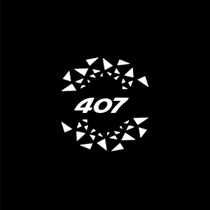 

Светодиодная лампа для двери автомобиля, любезно предоставленный лазерный проектор, призрачные теневые огни для Peugeot 407 2008 2009 2010, интерьер автомобиля 407 2008-2010