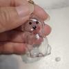 Clear Puppy Hair Memorial Keepsake Capsule Pet's Dog Fur Container DIY Pendant Keychain Decor Pet Lovers Home Display Gifts