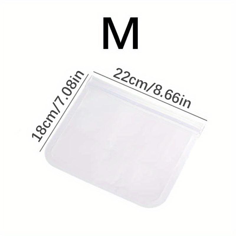 

5pcs Dishwasher Reusable Bag Sealed Bag Fresh-Keeping Food Storage Self-Sealing Thickened Refrigerator Storage Freezer Bag