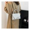 New Bling Rhinestone Faux Leather Shoulder Bag for Women, Chic Small Square Crossbody Purse, Sparkle Evening Handbag