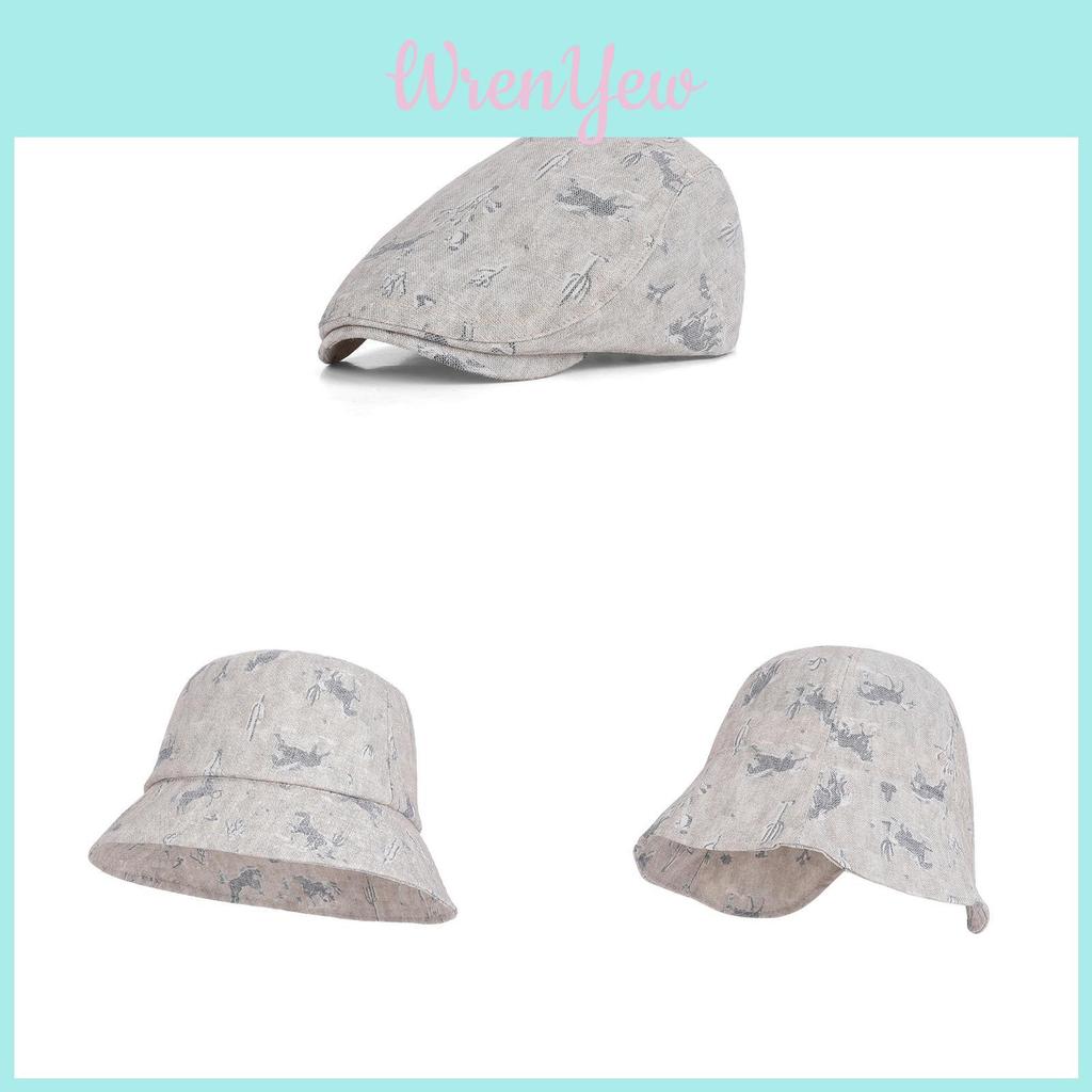Baumwoll Sommer-Kappe mit Sonnenschutz für Damen und Herren, Outdoor-Sonnenhut mit verstellbarer Passform