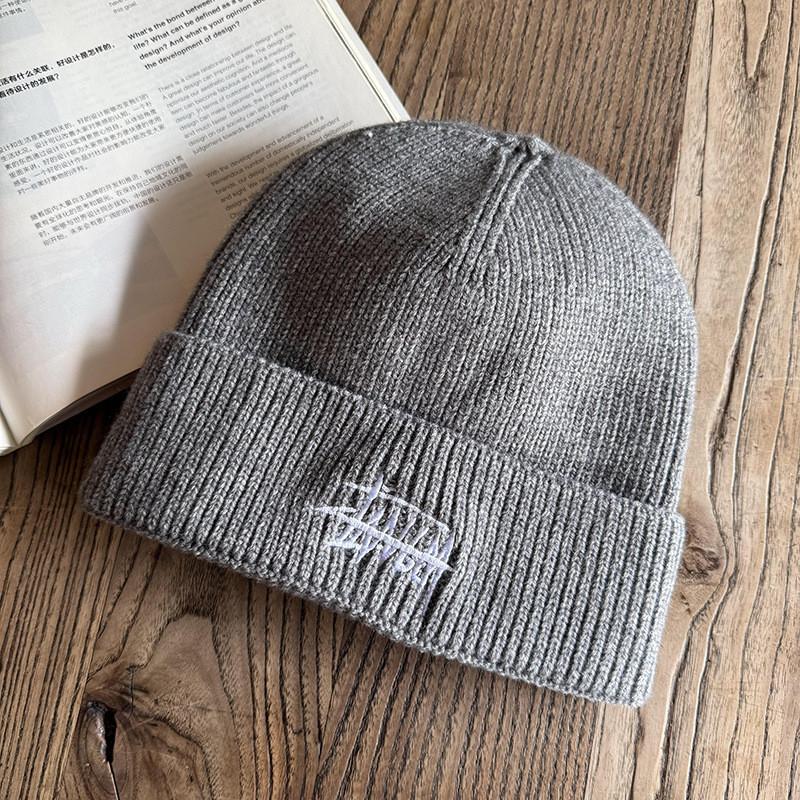 Knit Hat Men Winter Warm Acrylic Beanie For Casual Outdoor Wear