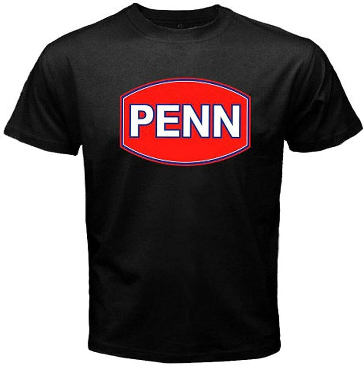 CloudsTetrade Nieuw Penn Fishing Logo Heren Heren T-shirt Maat S tot 3XL S zwart