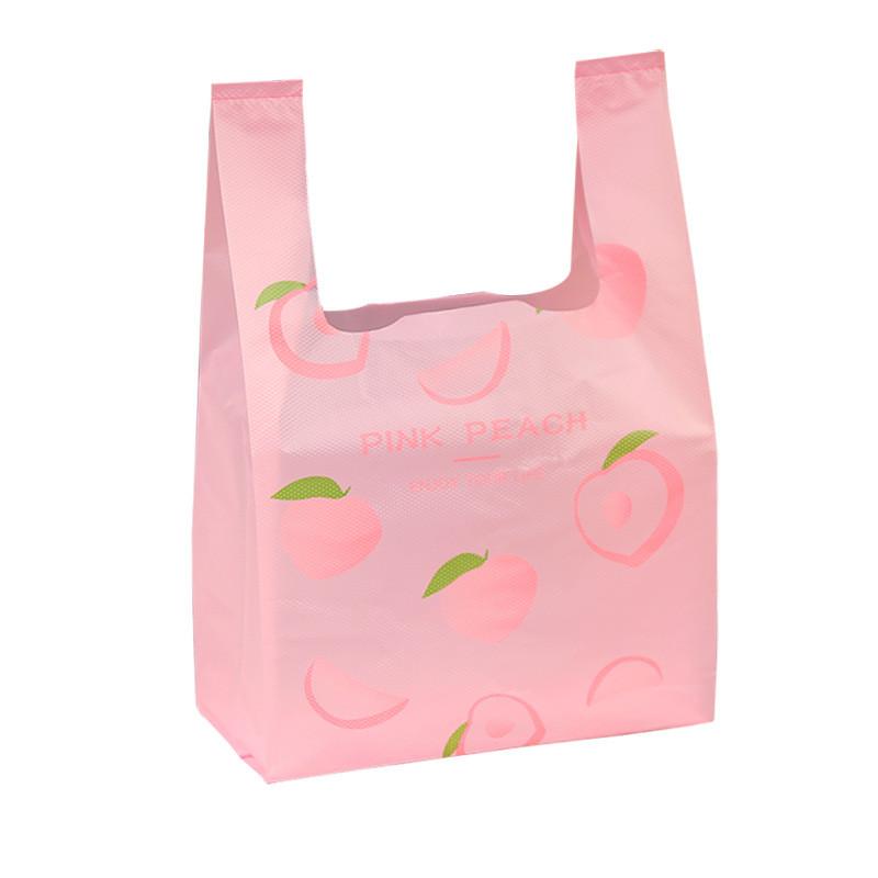 Cherry Blossom Gift Bags Plastic Packaging With Printing For Tea Packaging Use