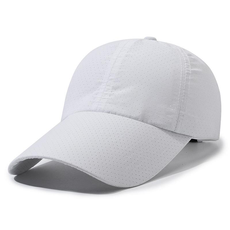 Summer new men's baseball cap extended brim quick-drying hat outdoor leisure sports breathable versatile cap