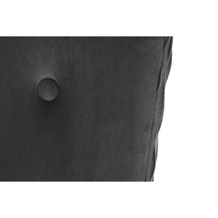 Siège - LANA DECO - Thyann - Naturel Bois - Polyester Gris foncé - 1 place - 66x67x92 cm