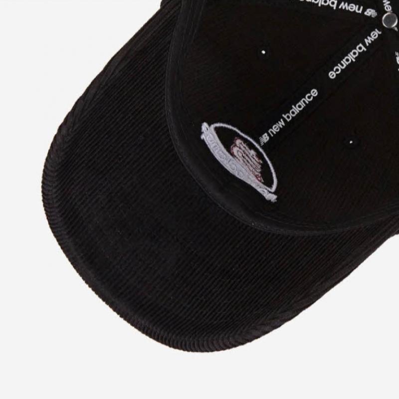 New Balance Hat Lqj Nbgddfl807 19 Round Logo Corduroy Ball Cap