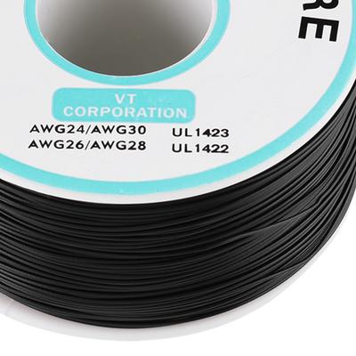 Flexible 0.25mm Wire Wrapping Wire 250meter Black Single Core Strand 30AWG Cable Electronic Wire Electronic Projects