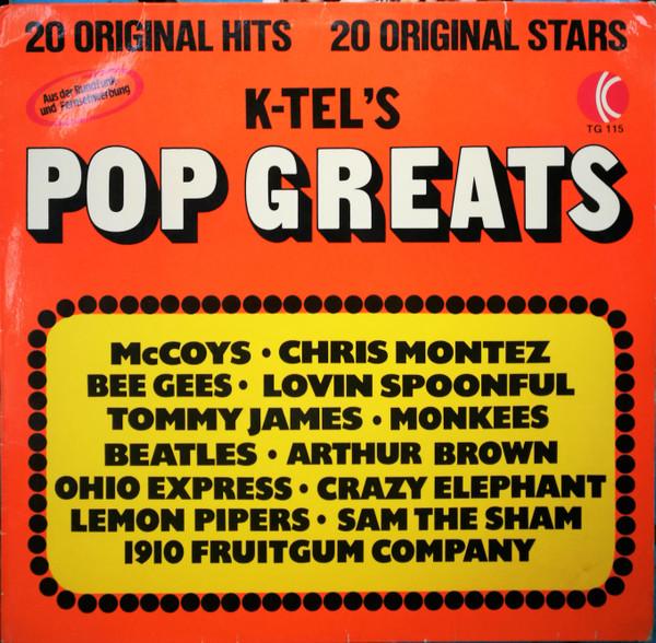 

LP Record VARIOUS - K-Tel s Pop Greats TG115 K-Tel 1974 Germany Rock Used