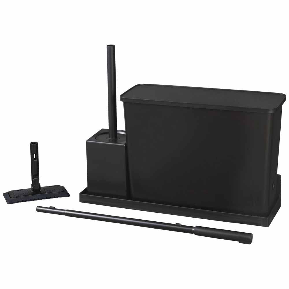 IRIS OHYAMA Toilet Cleaning Floating Storage Makes Cleaning The Floating Design Keeps the Set The Detachable Handles Make Cleaning a 5-Piece Set