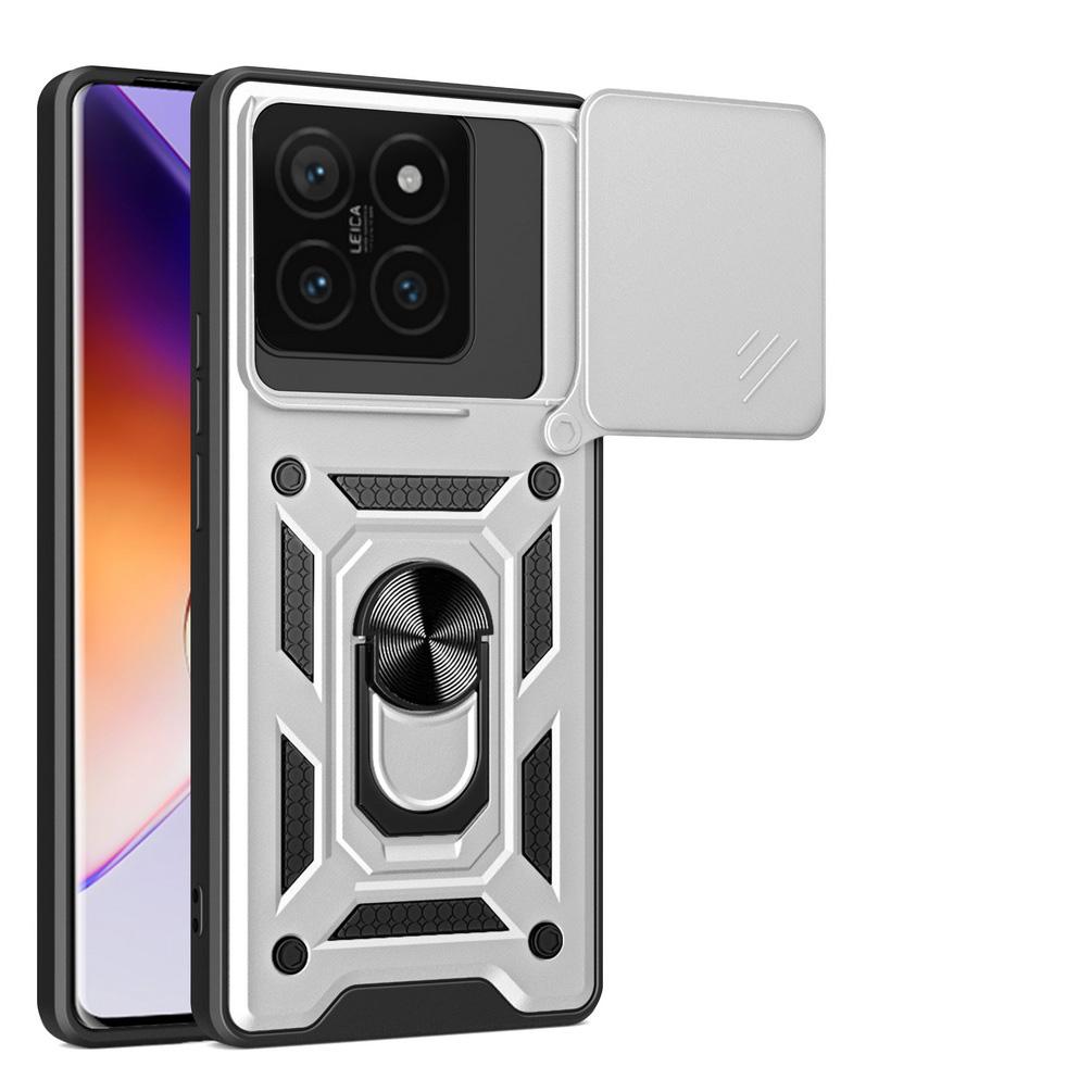 Camera protect Case for Xiaomi 14T Pro Xiaomi Mi 14T Armor Hybrid Ring Back Cover