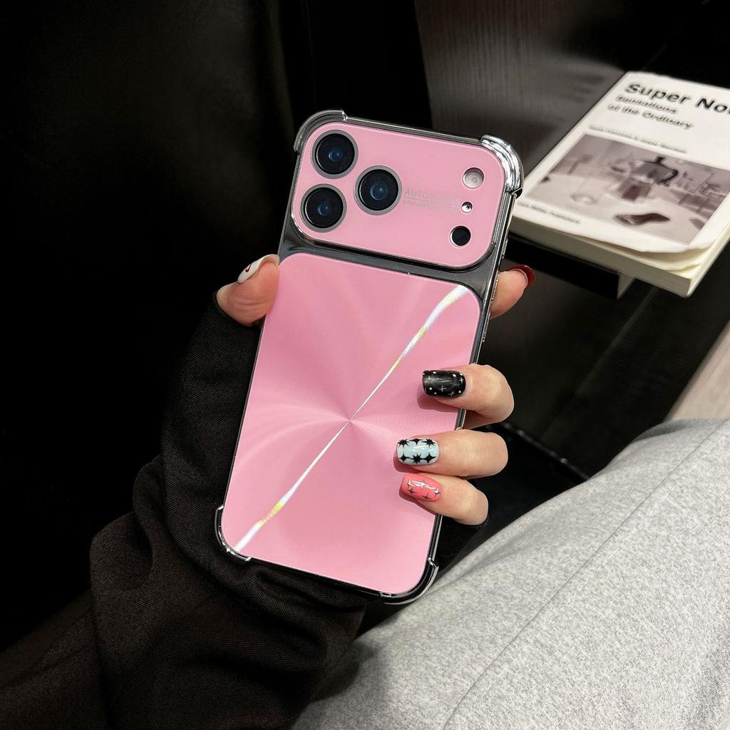 Instantly Enlarged View Window Lens Electroplated Case Compatible with iPhone 16 Pro Max Apple 17 Phone Case 15/14 Simple