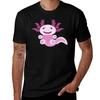 Cute Axolotl and The Bubbles TShirt Modern Style Print TShirt