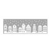 Christmas Village Stickers, DIY Christmas Window Stickers, Used For Mirrors And Glass, Reusable Large Festival Window Stickers