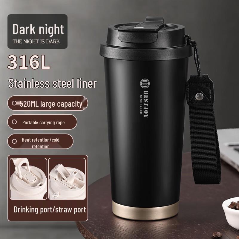 Fuguan Shixi 316L Stainless Steel Portable Insulated Mug