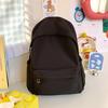 Schoolbag Japanese ins wind solid color schoolbag female versatile simple casual large capacity waterproof girl student backpack backpack