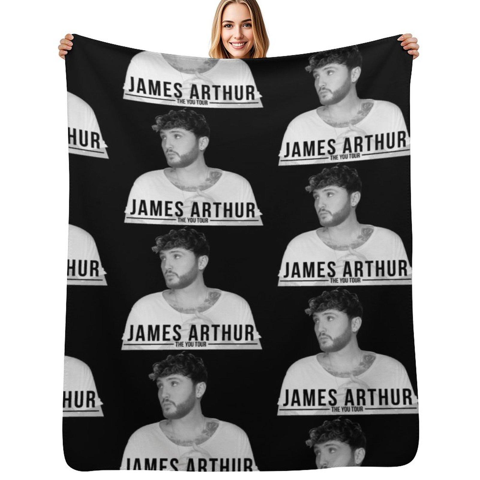 JAMES ARTHUR - THE YOU TOUR Throw Blanket Warm Comfortable Blanket Gift for Parents Friends 75X95CM