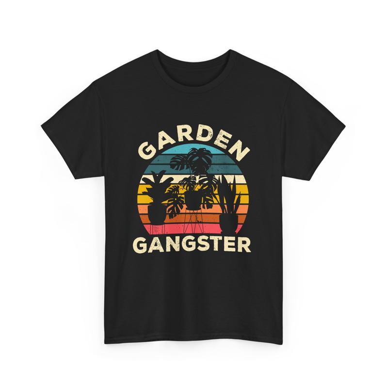 T-shirt Gangster pour amoureux du jardin, jardinage, jardin S