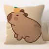 Funda de Almohada Dibujo Capibara Hipopótamo Funda de Cojín Funda de Almohada Sala de Estar Sofá Decoración del Hogar Personalizado