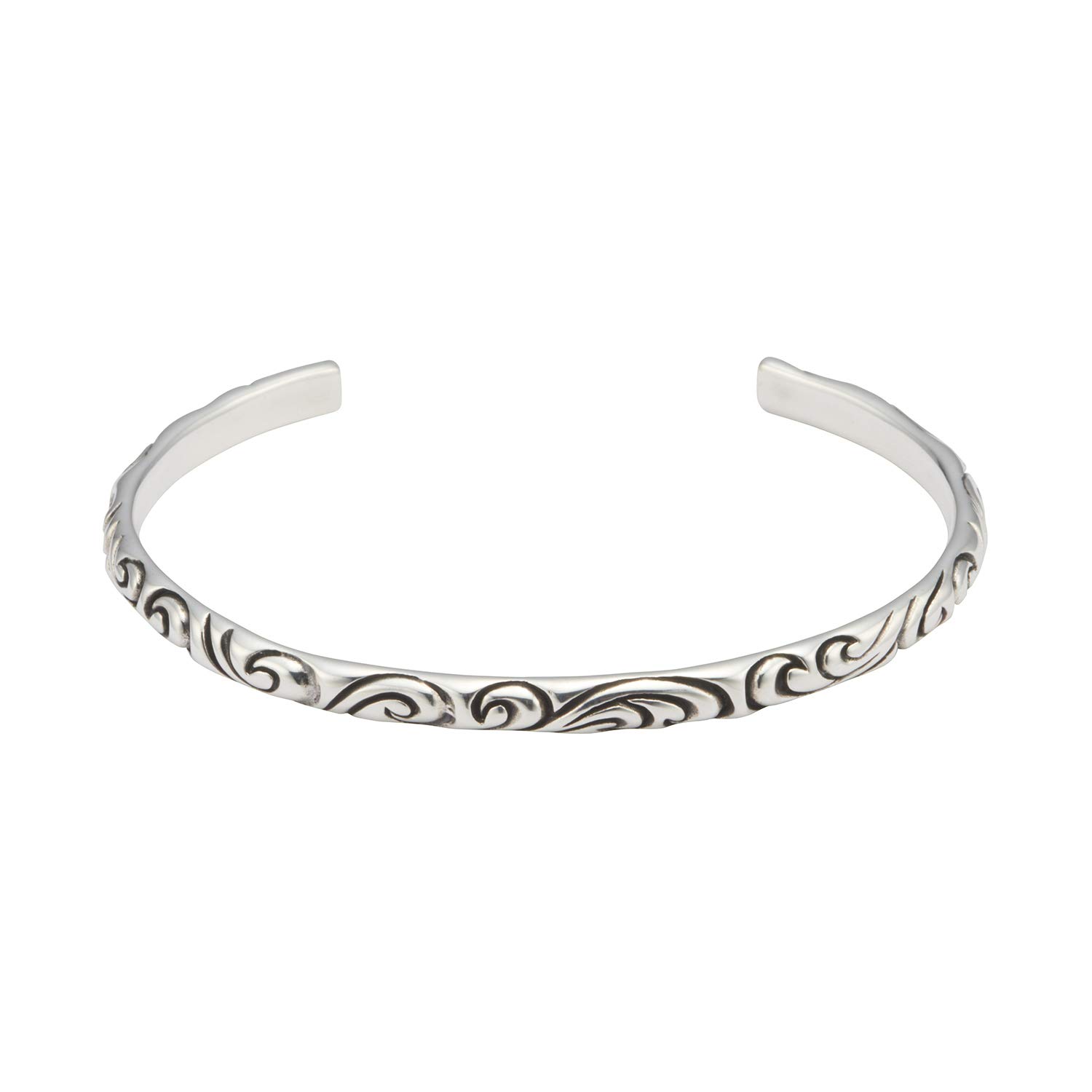 

ARABESQUE BRACELET 925 Silver Arabesque Bracelet Bangle Arabesque Motif Free Size [NYN-JEWELRY] Men s