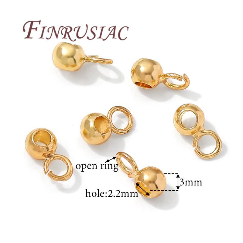 20-40 Pcs KC Gold Plated Bails with Open rings,Bail For Pendants,Jewelry Bails,DIY Bracelets Accessories,Necklace Bail