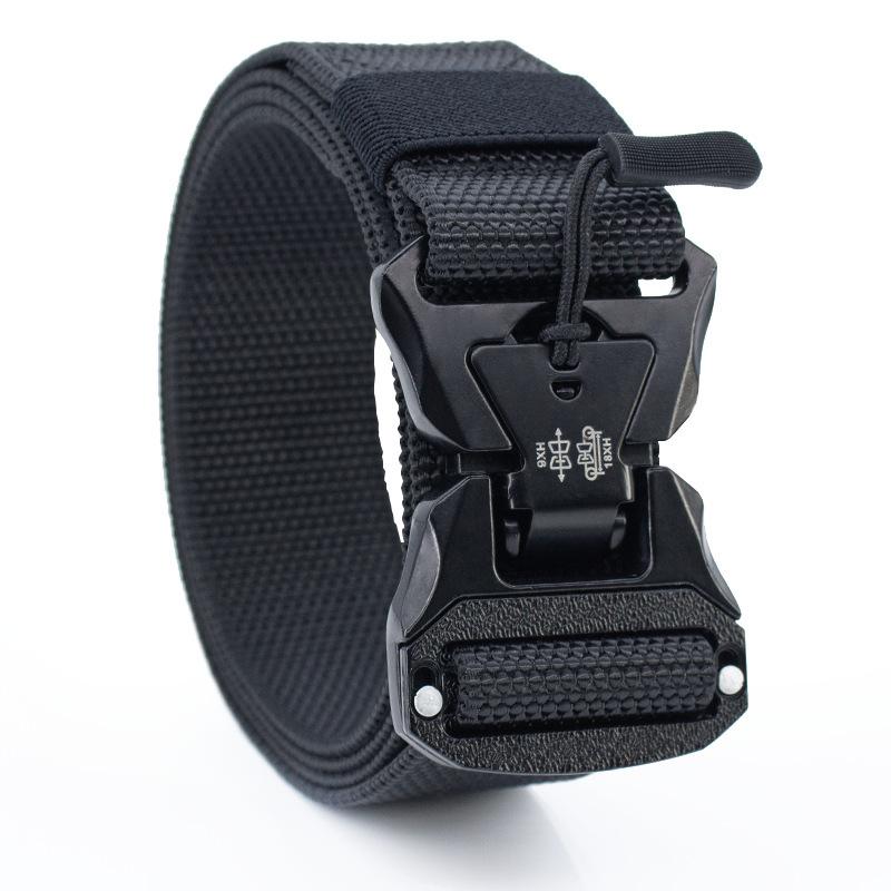 Magnet Quick Release Buckle Tactical Nylon Belt Tooling Outdoor Training Belt Casual Men'S Belt