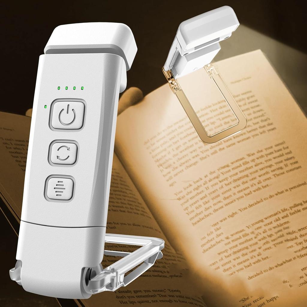 Xiaomi Book Light Rechargeable Reading Light USB Portable Flexible Easy Clip Night Reading Lamp Dimmable Decorative Lighting 500mAh