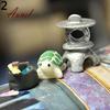 Smart 3Pcs Dollhouse Craft Micro Landscape DIY Flower Pot Miniature Decor
