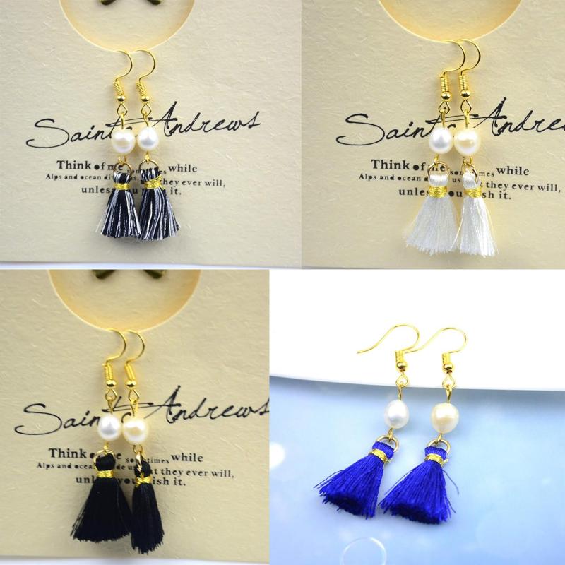 100-10pcs Polyester Trim Fringe Tassel Sewing Curtains Accessories DIY Keychain Cellphone Straps Pendant Tassels Jewelry Making