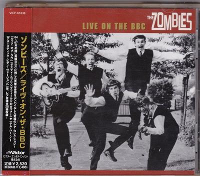 CD ZOMBIES - Live On the Bbc VICP61638 VICTOR 2001 Japan ObiRock Used