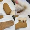 New Style of Warm Snow Boots for Women, with Fleece Cotton Shoes and Ankle Boots