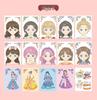 Princess Makeup Bag & Sticker Set - Cute DIY Dress-up Toy for Kids