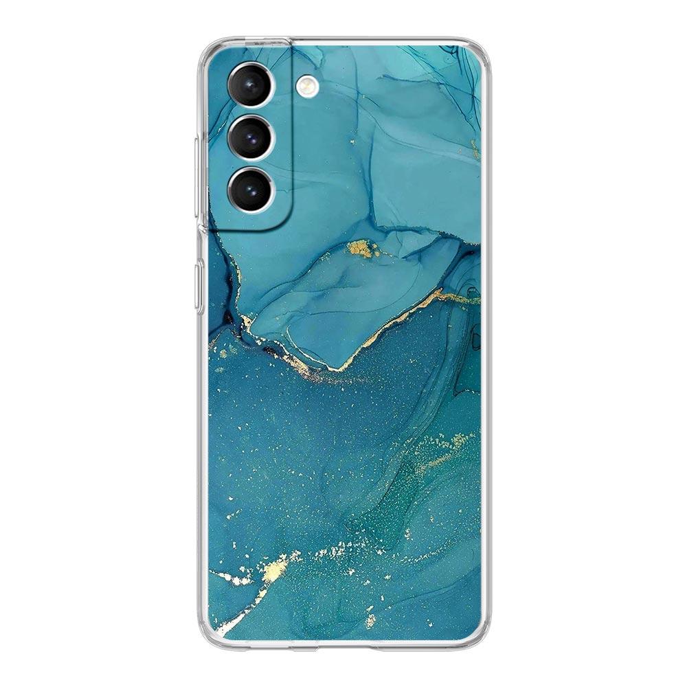 Marble Art Fashion Phone Case For Samsung Galaxy S21 Plus S20 FE S22 Ultra 5G S10E S10 S9 S8 Note 20 10 Lite Clear Cover Shell