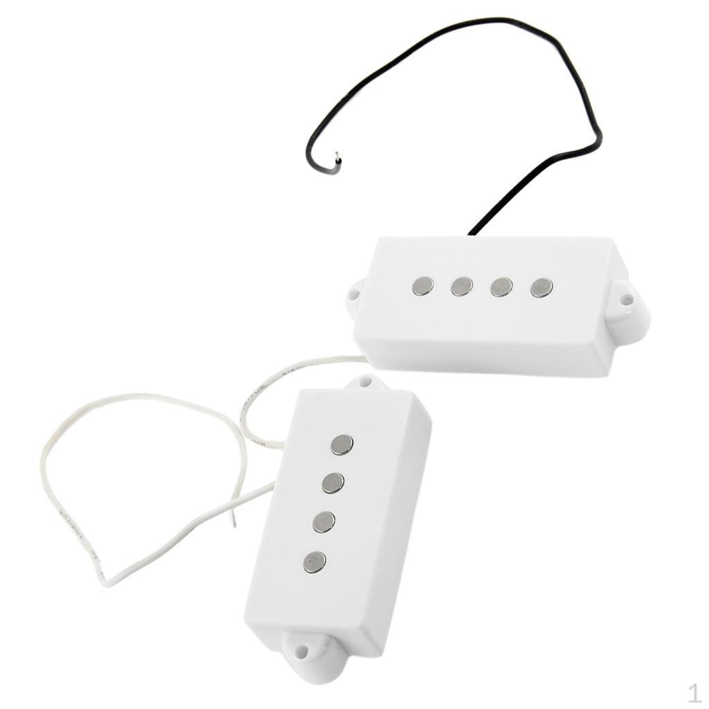 

2PCS Pickup for 4 String Replacement White
