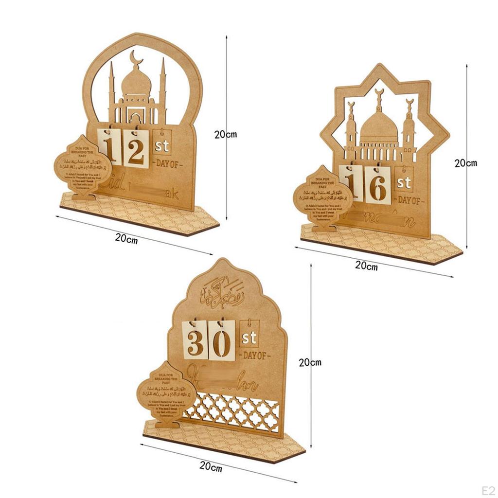Islamic Festive Countdown Calendar for Home Decor and Gift Giving