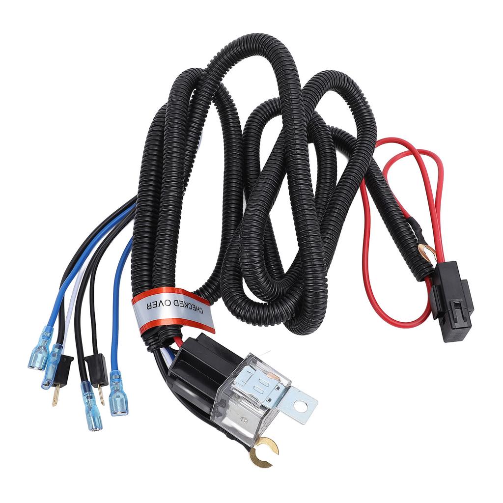 Horn Wiring Harness Relay Kit 80A 4 Pin Spst Normally Open Speaker Wiring Harness Relay Kit for Car Truck SUV RV ATV